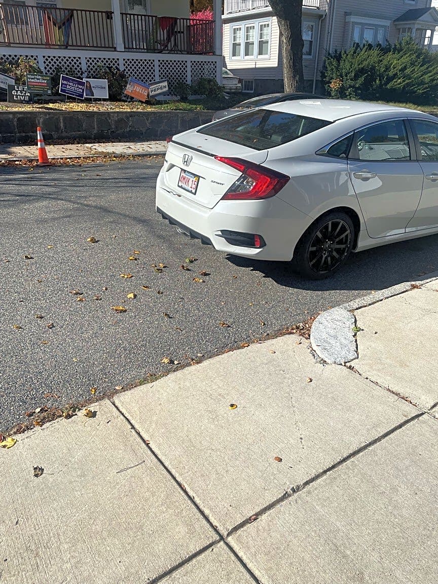 Image submitted with report