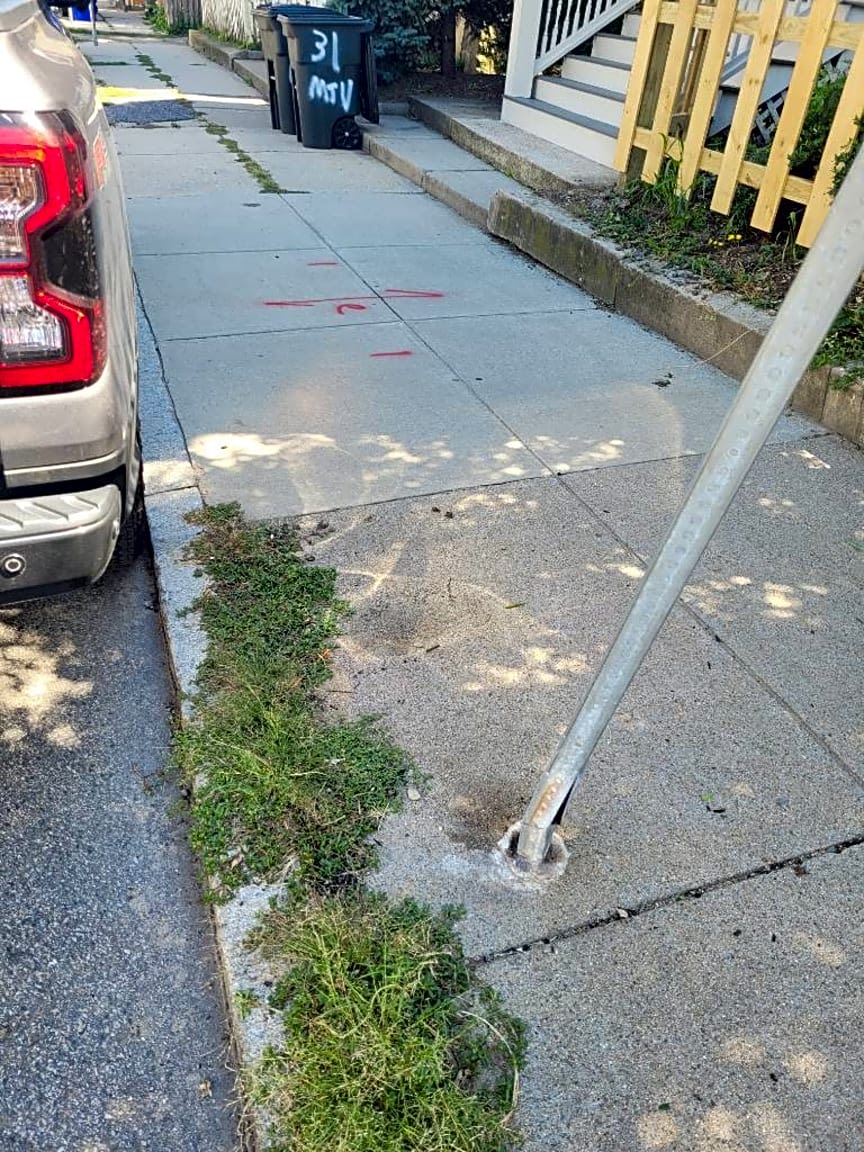 Image submitted with report