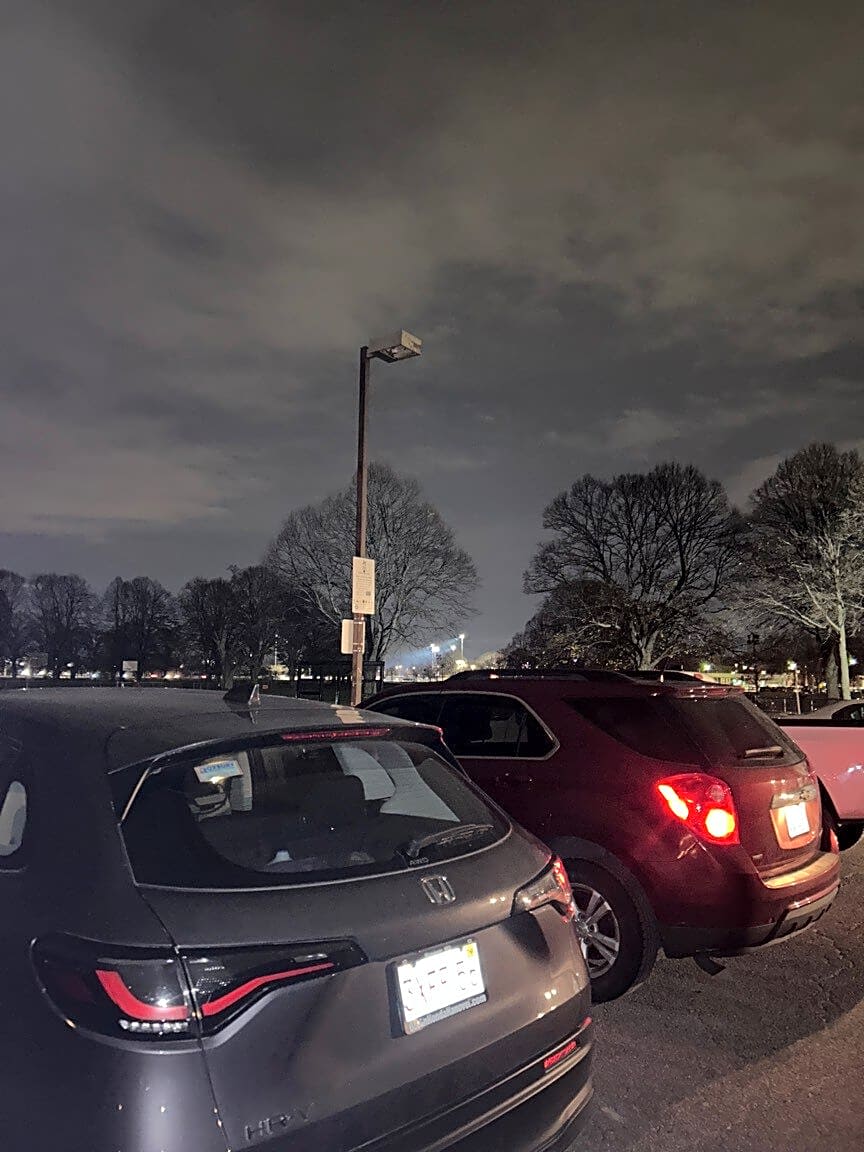 Image submitted with report