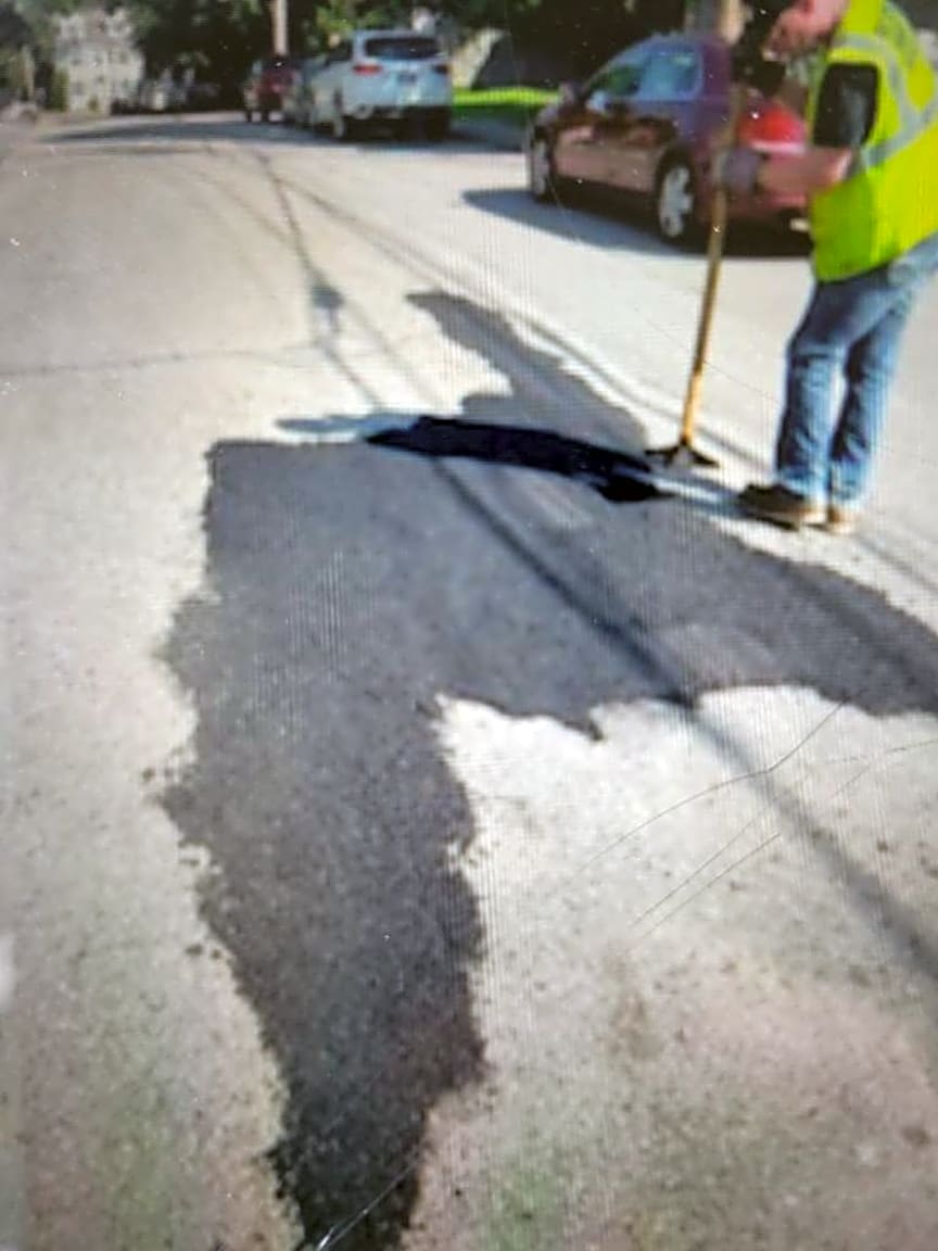 Image submitted with report