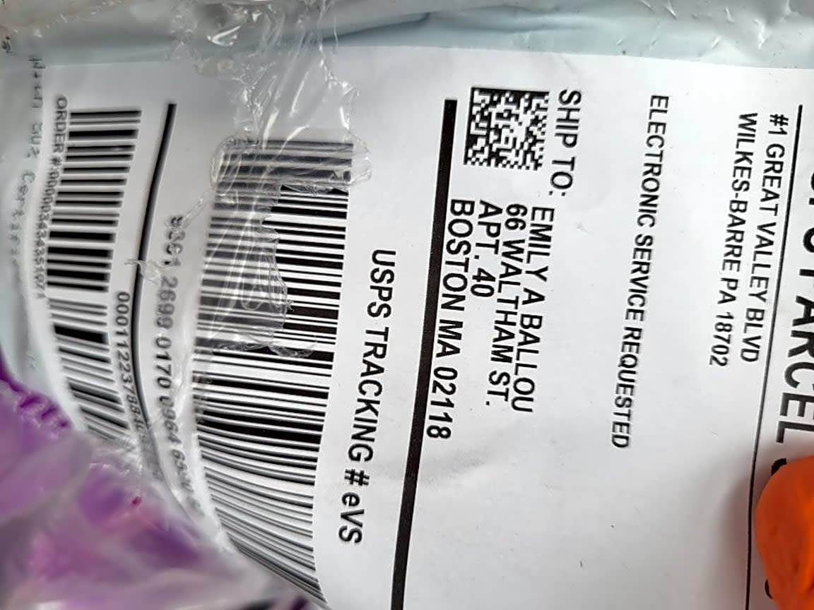 Image submitted with report