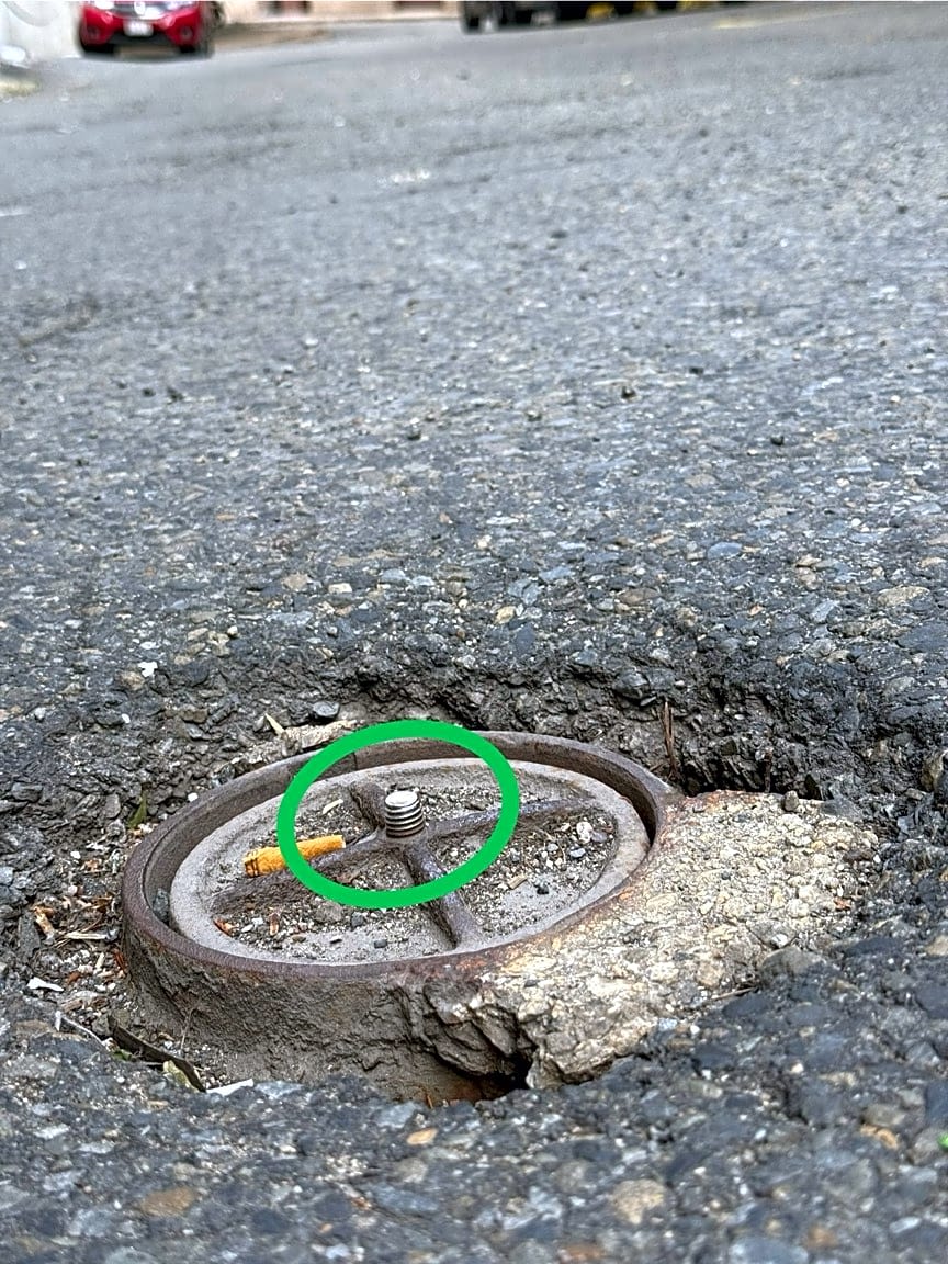 Image submitted with report