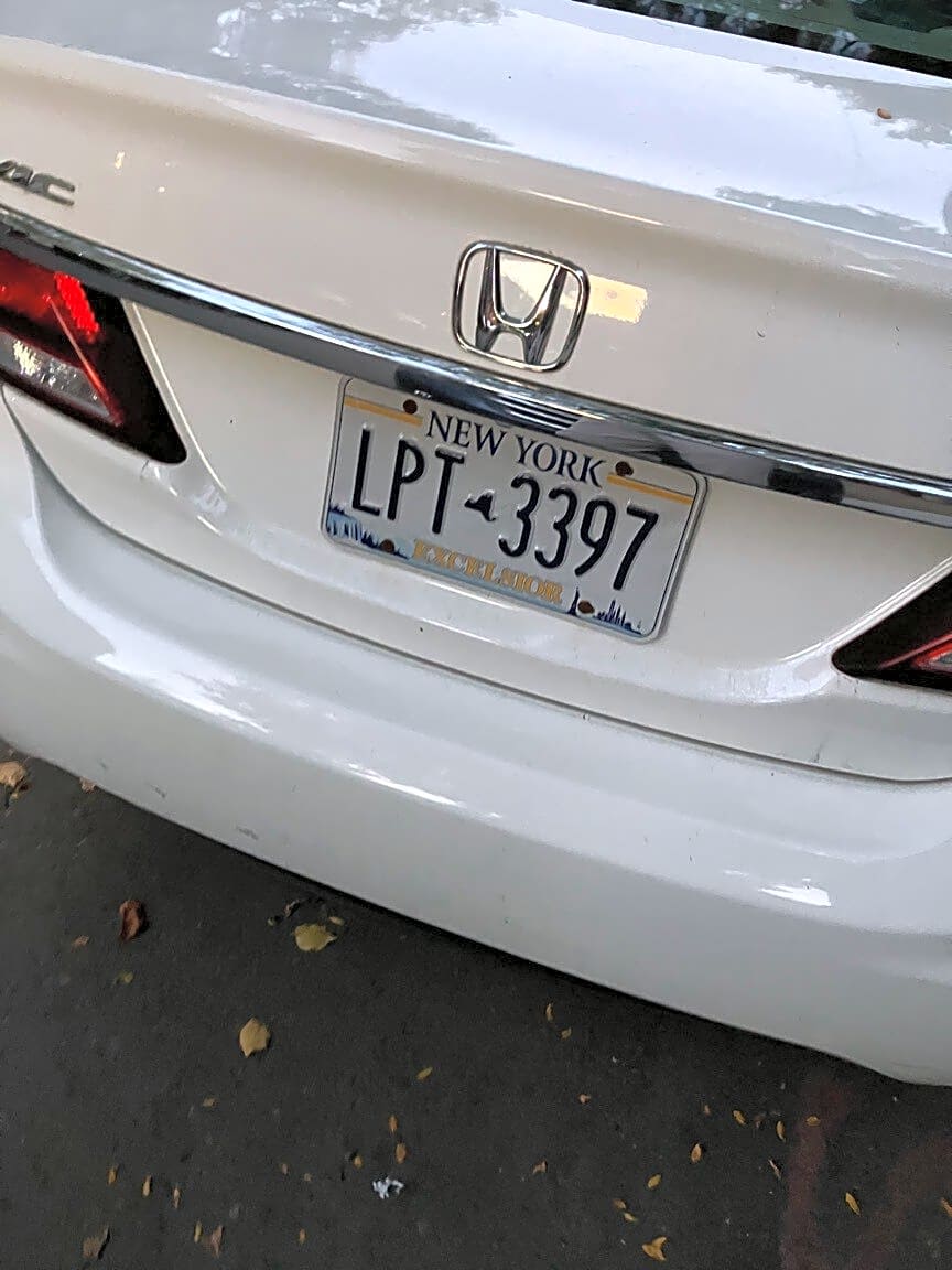 Image submitted with report