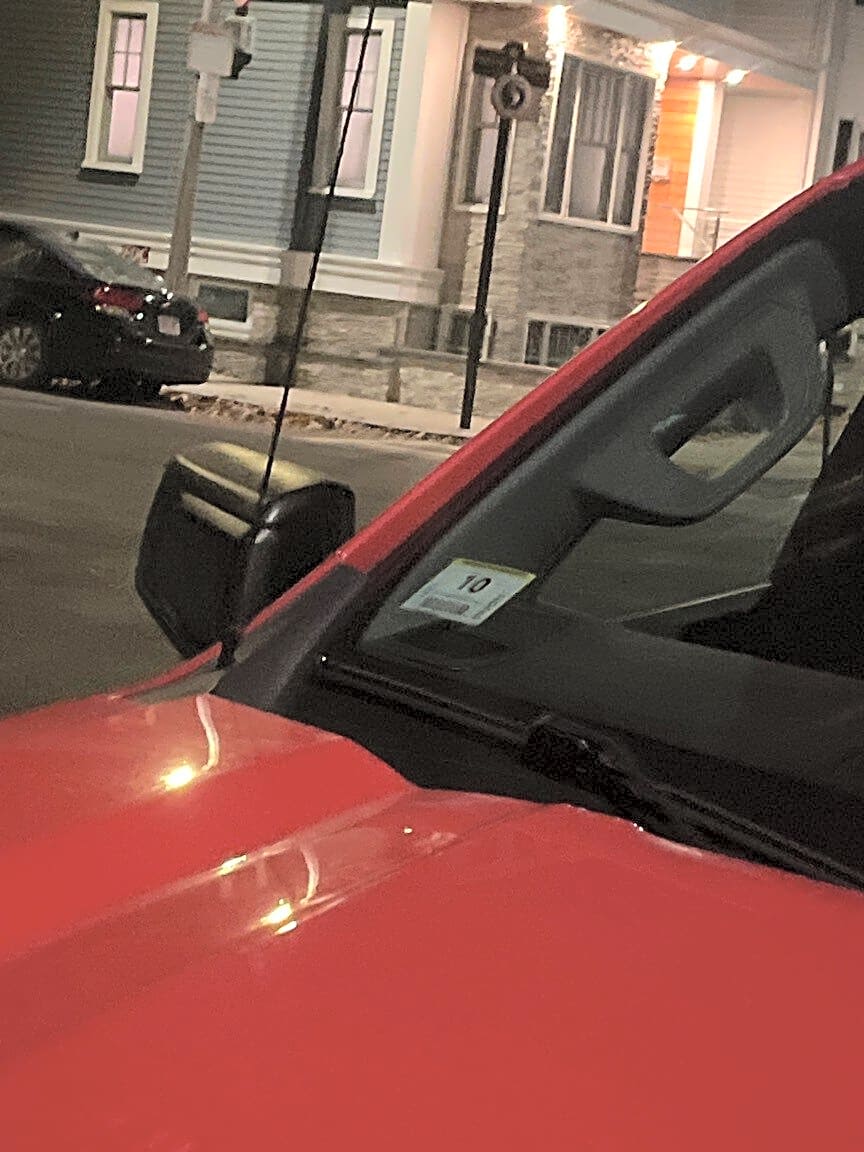 Image submitted with report