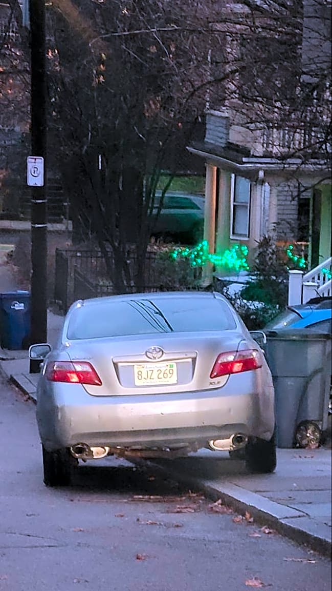 Image submitted with report