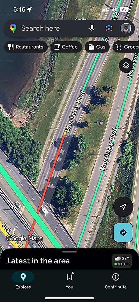 Image submitted with report