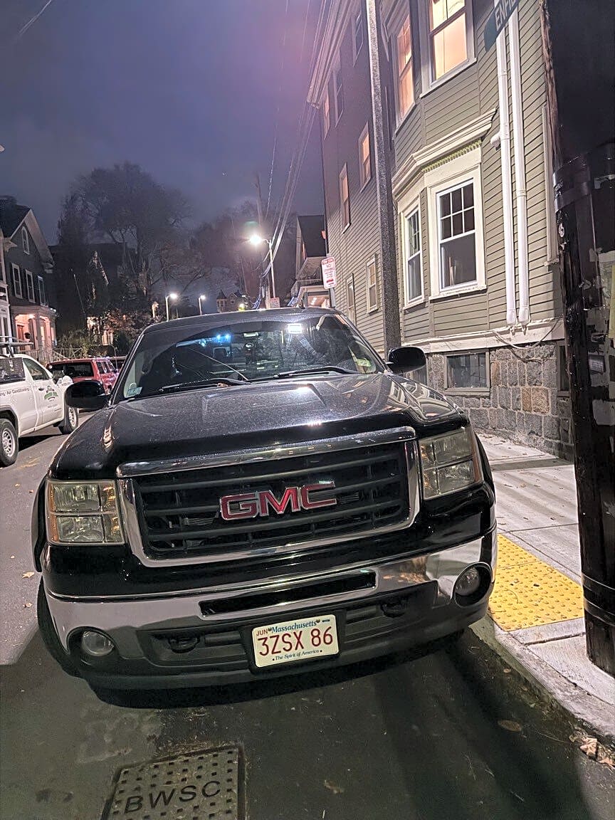 Image submitted with report