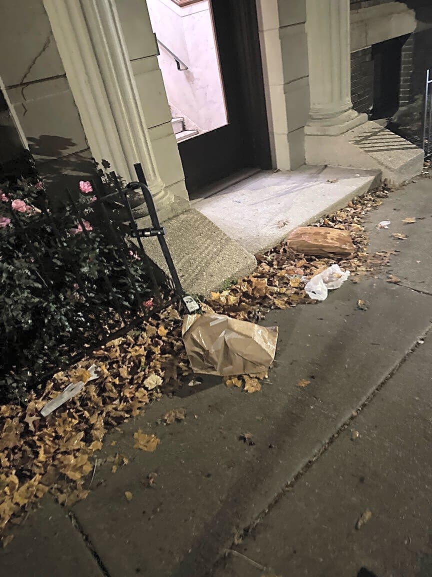 Image submitted with report