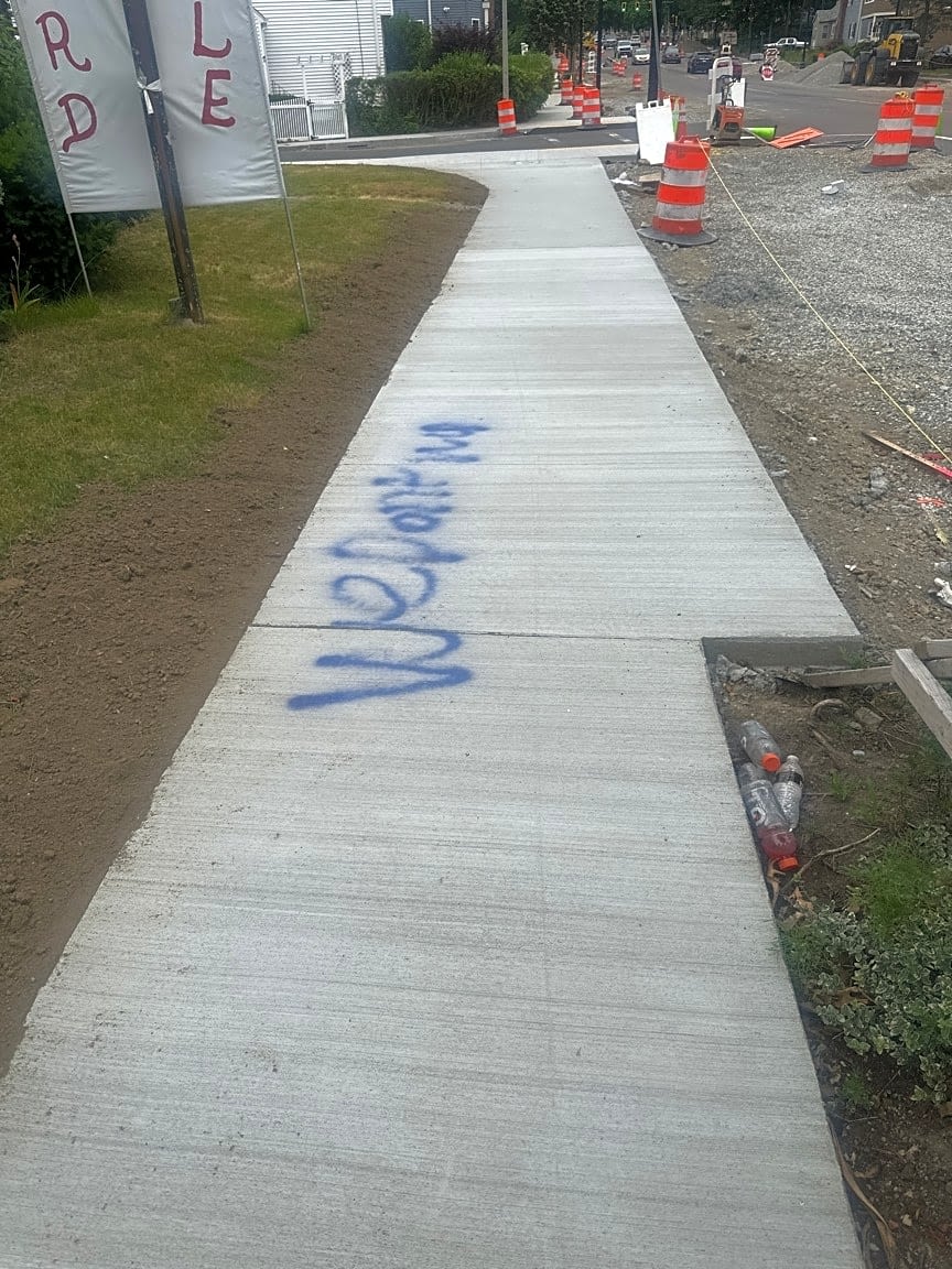 Image submitted with report