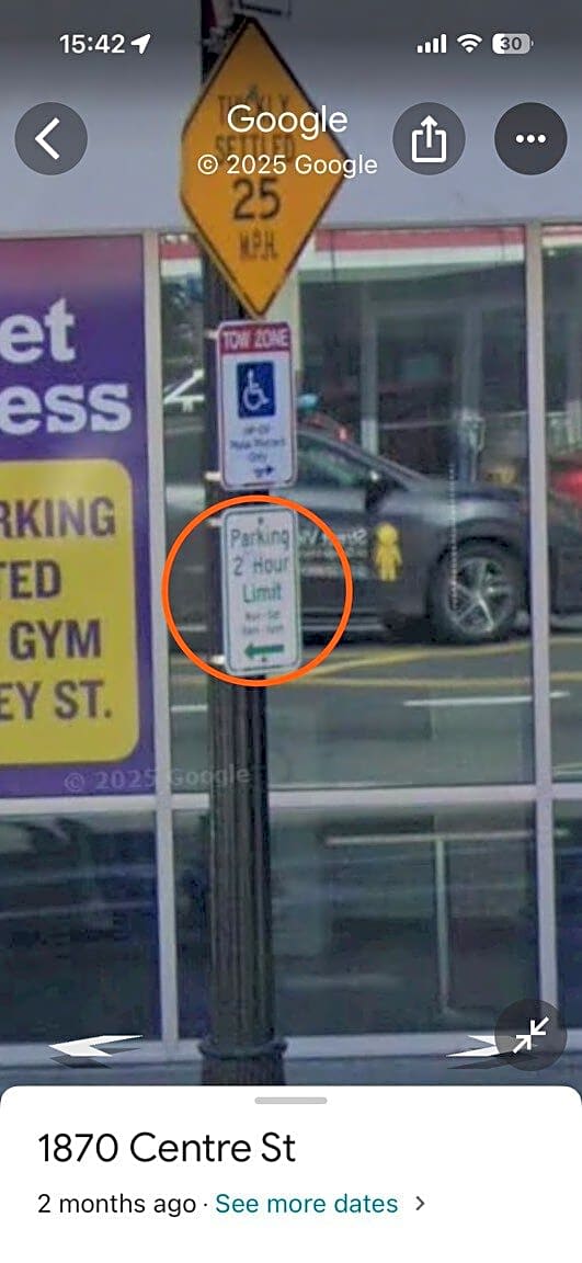 Image submitted with report