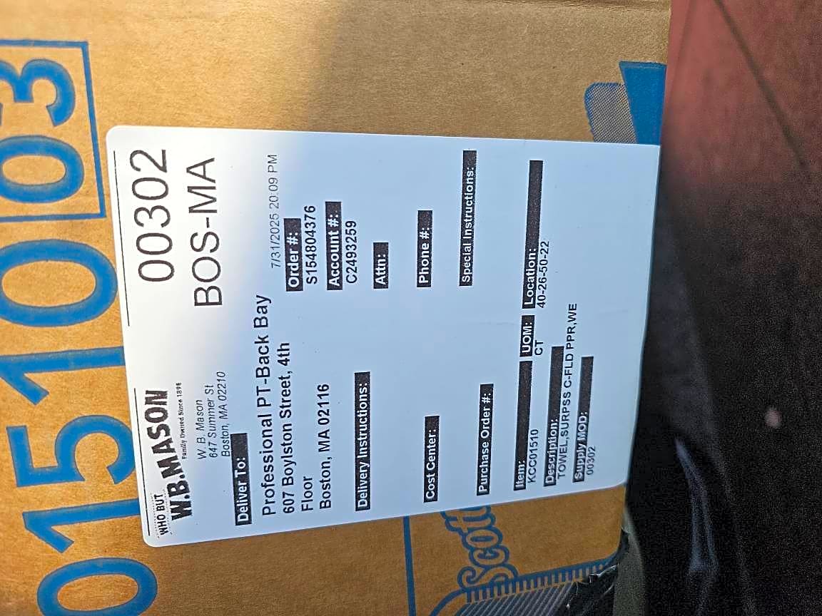 Image submitted with report
