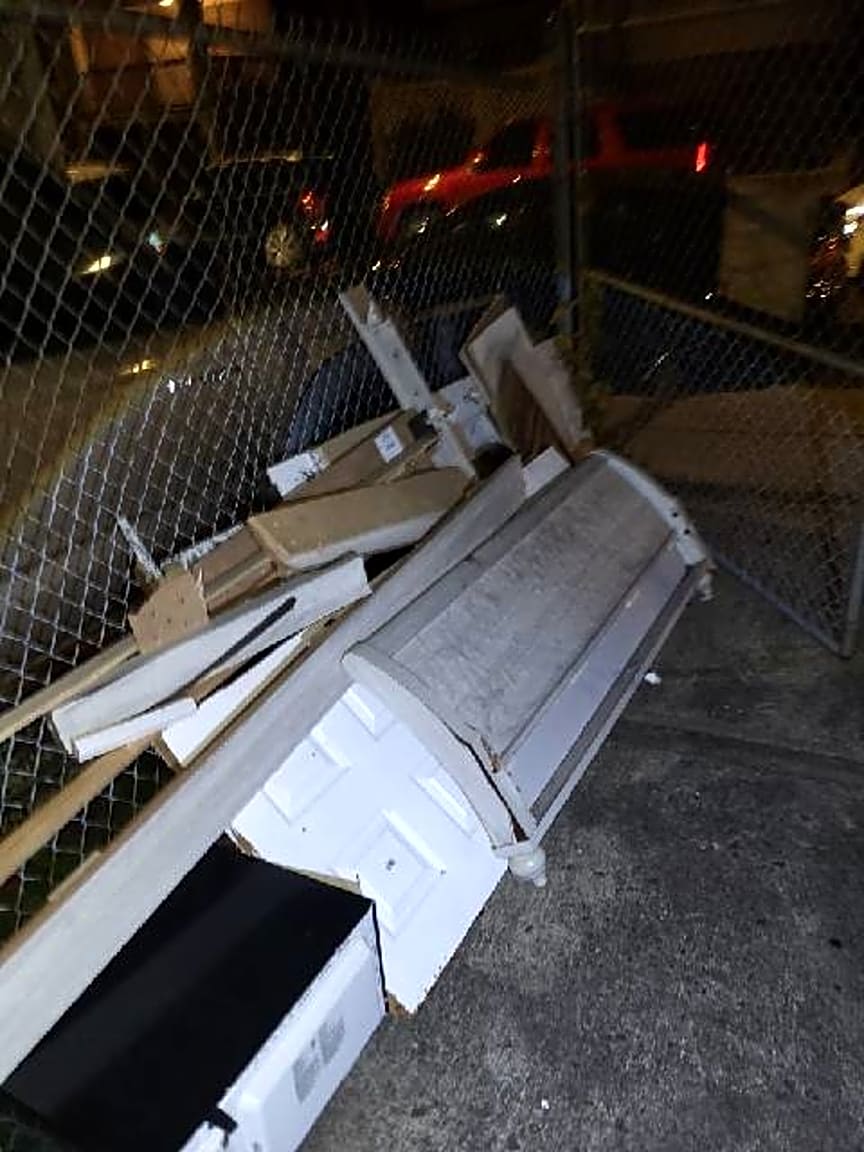 Image submitted with report