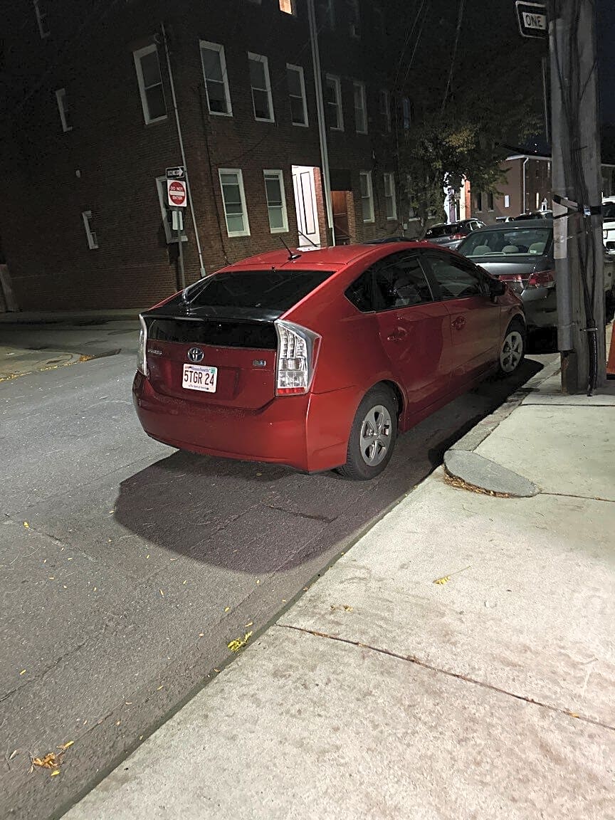 Image submitted with report
