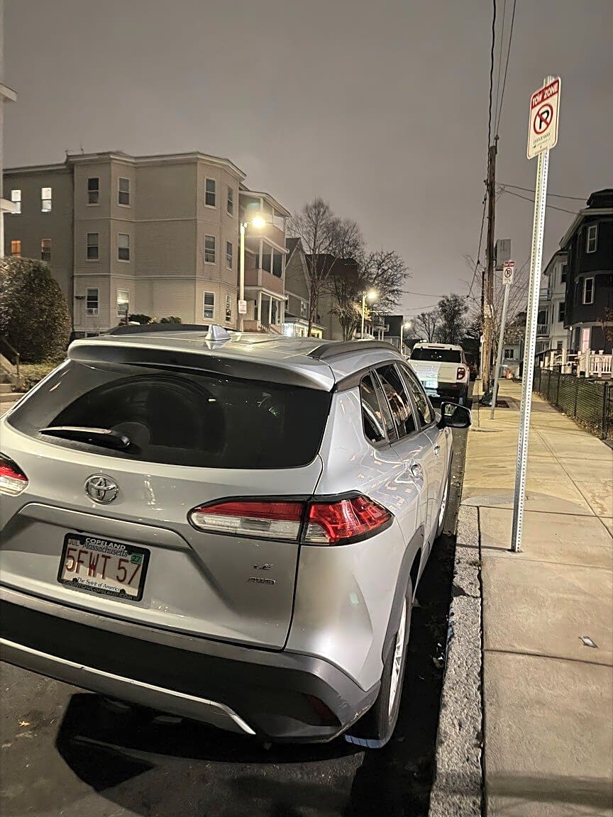 Image submitted with report