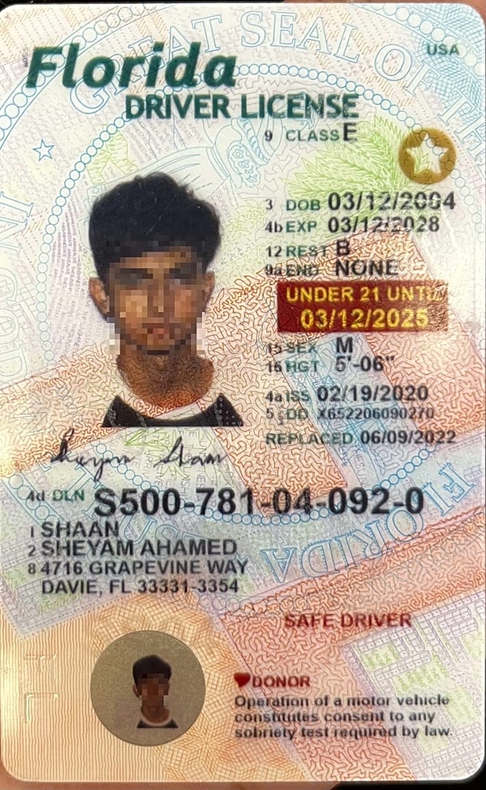 Image submitted with report