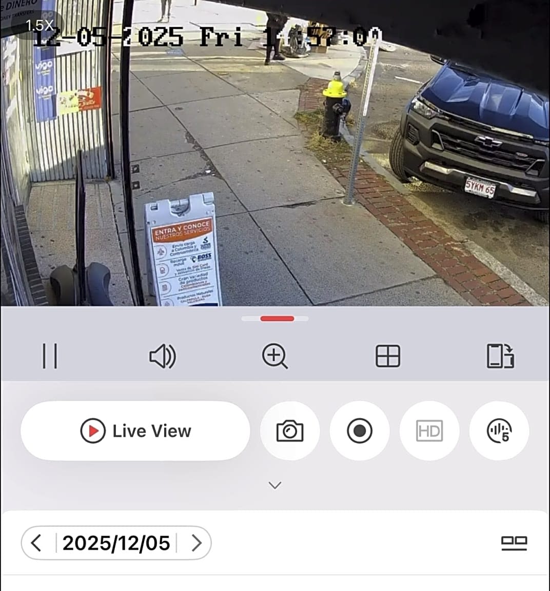 Image submitted with report