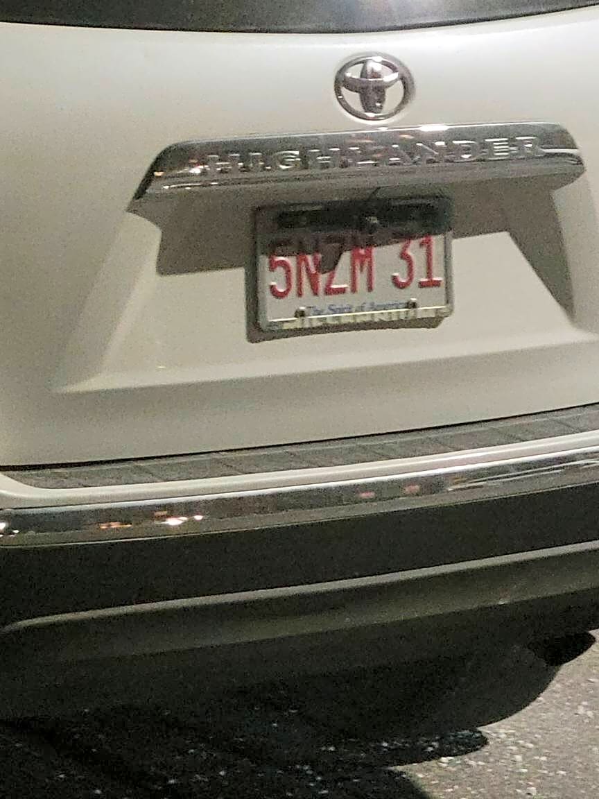 Image submitted with report