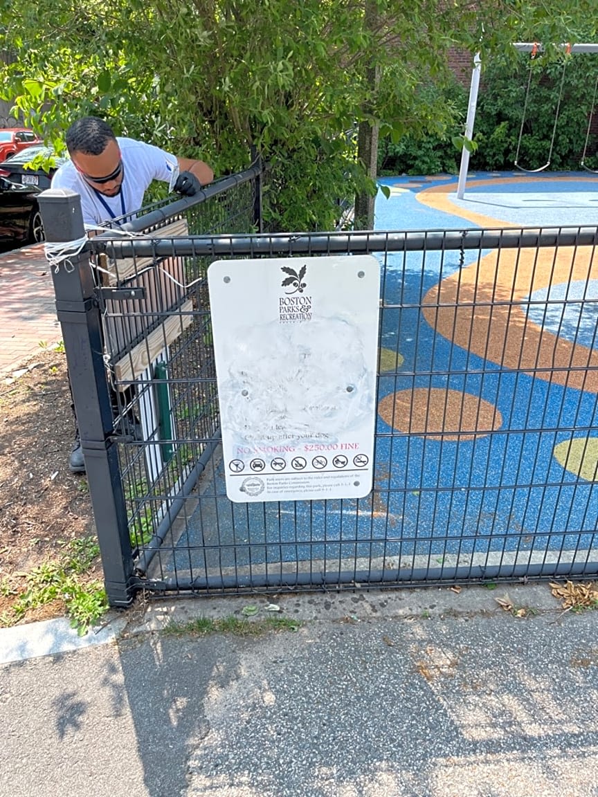 Image submitted with report