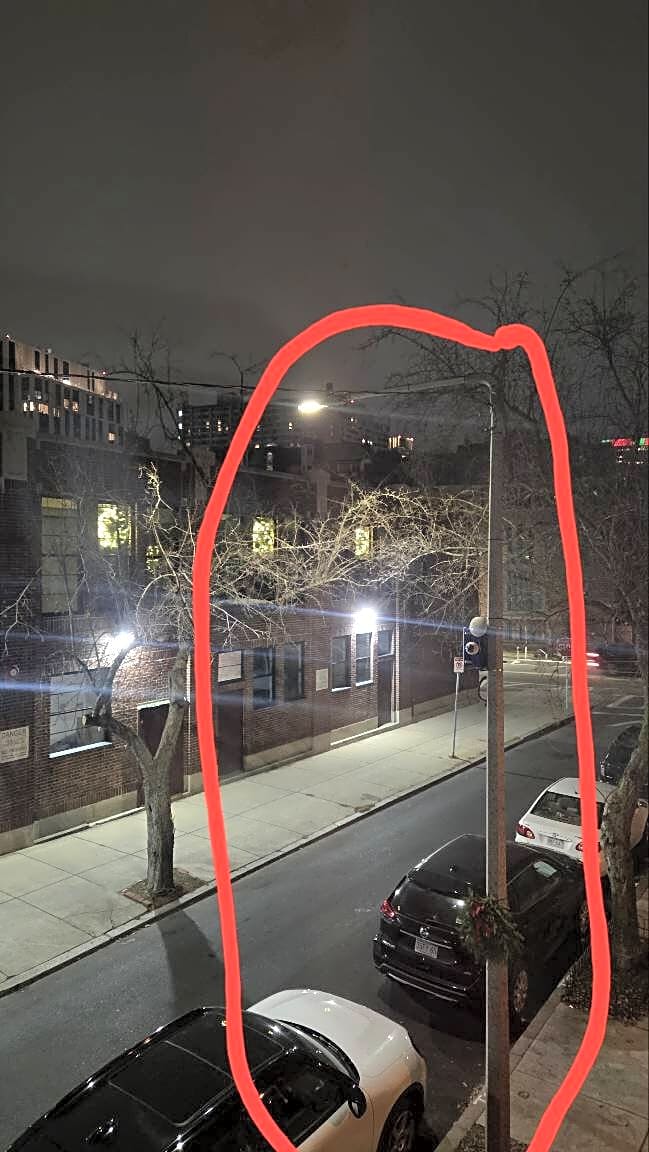 Image submitted with report