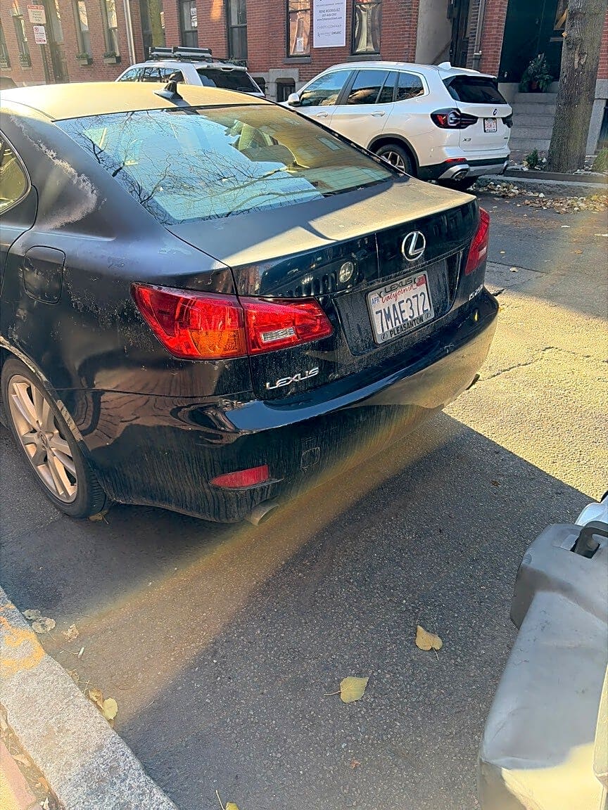 Image submitted with report