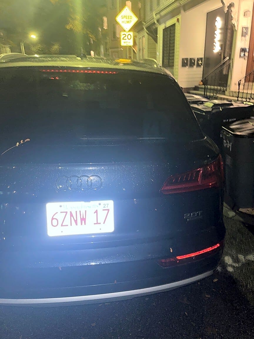 Image submitted with report