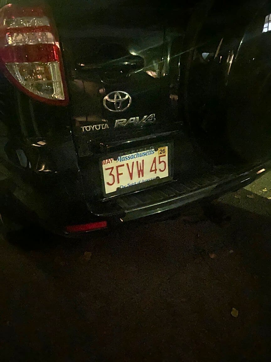 Image submitted with report