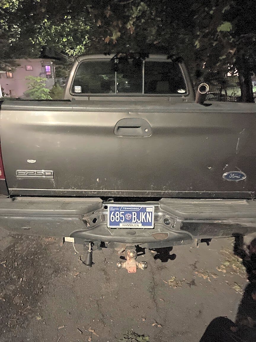 Image submitted with report
