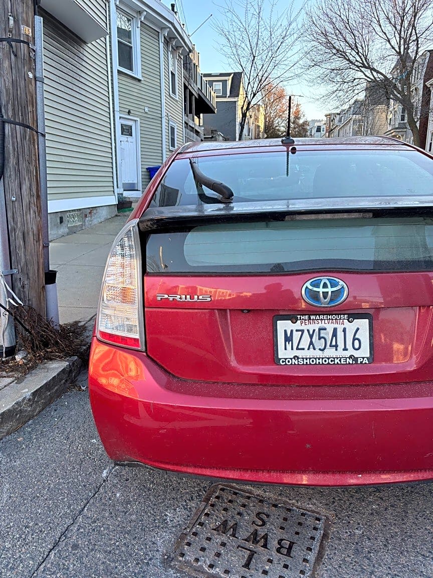 Image submitted with report