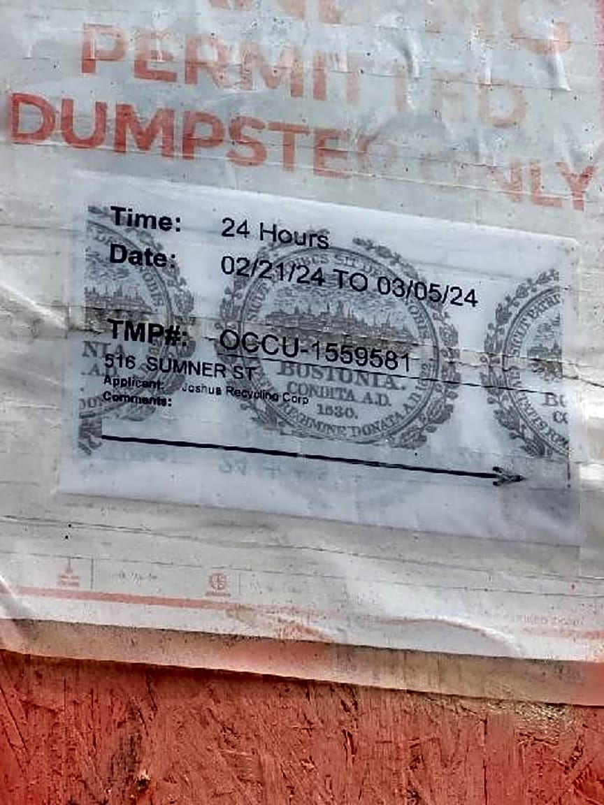 Image submitted with report