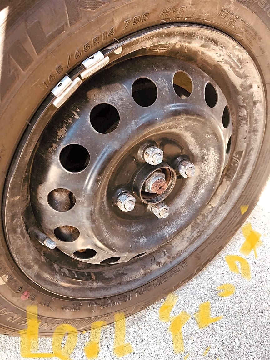 Image submitted with report