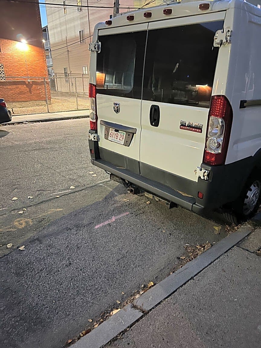 Image submitted with report