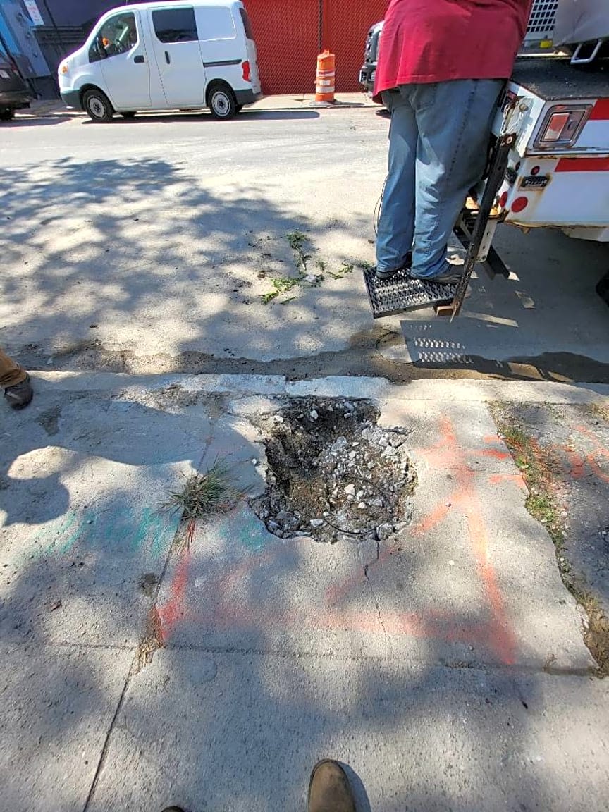 Image submitted with report