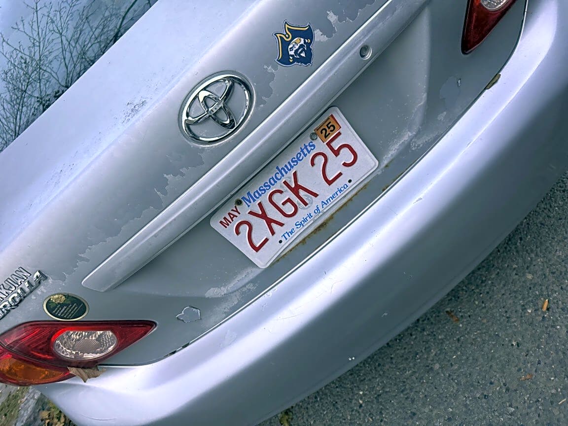 Image submitted with report