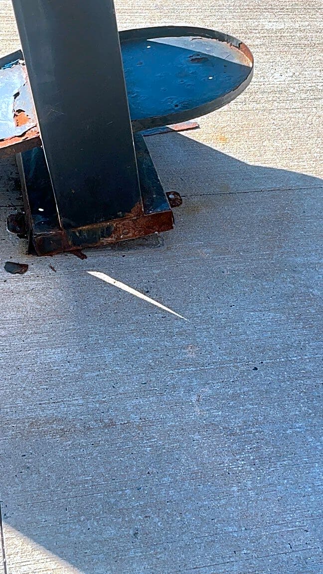 Image submitted with report