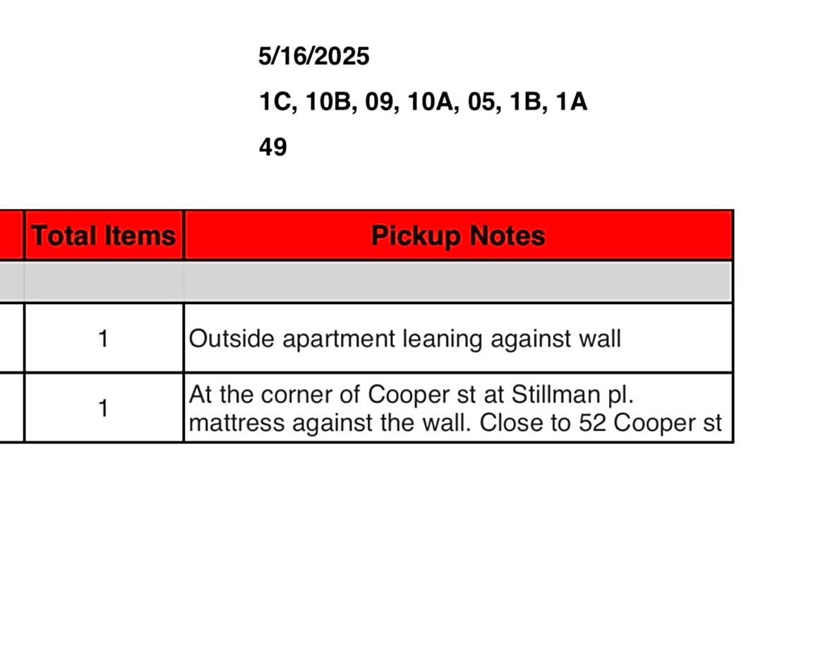 Image submitted with report