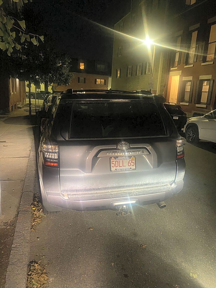 Image submitted with report