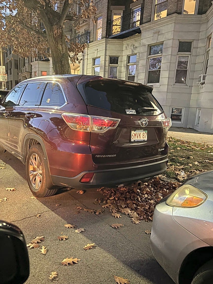 Image submitted with report