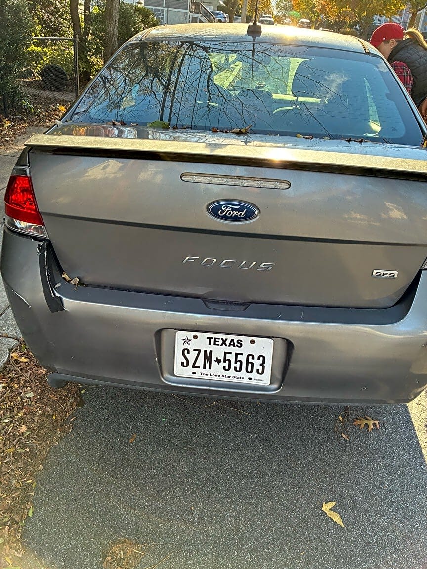 Image submitted with report