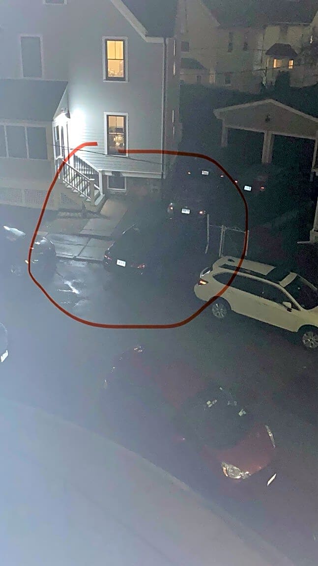 Image submitted with report