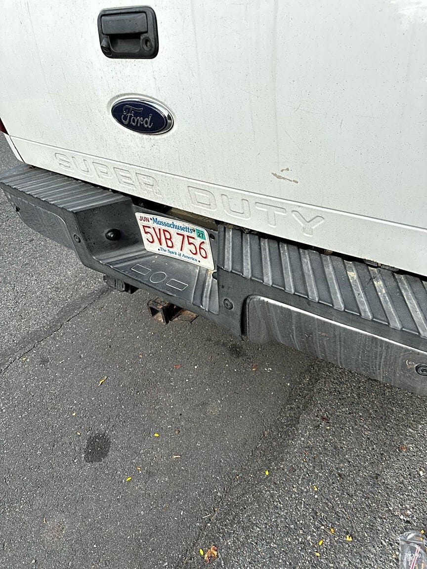 Image submitted with report