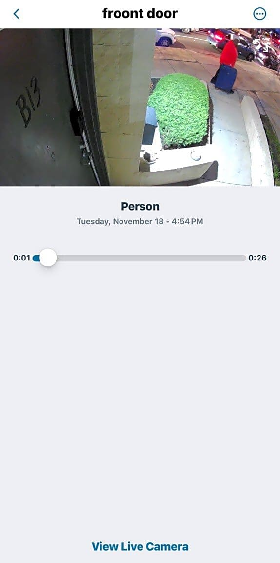 Image submitted with report