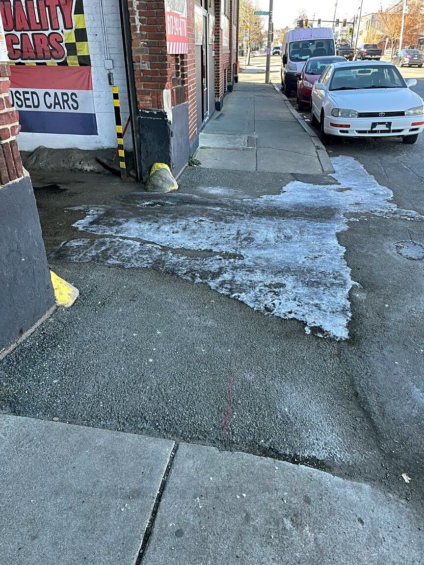 Image submitted with report