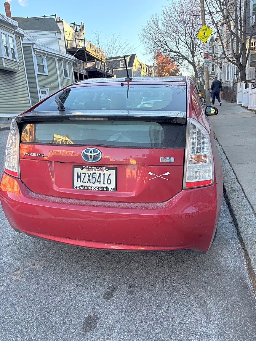 Image submitted with report