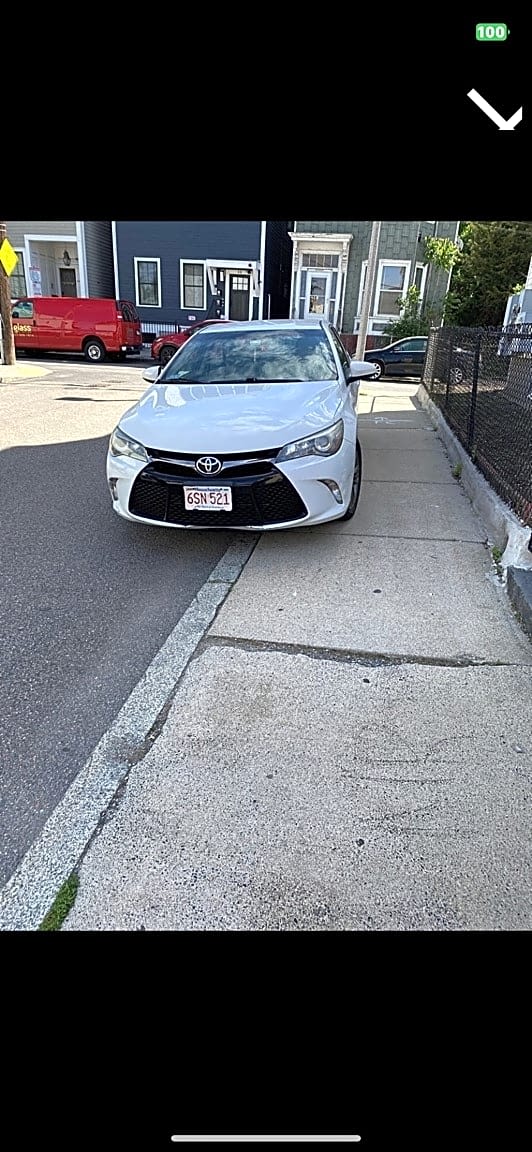 Image submitted with report