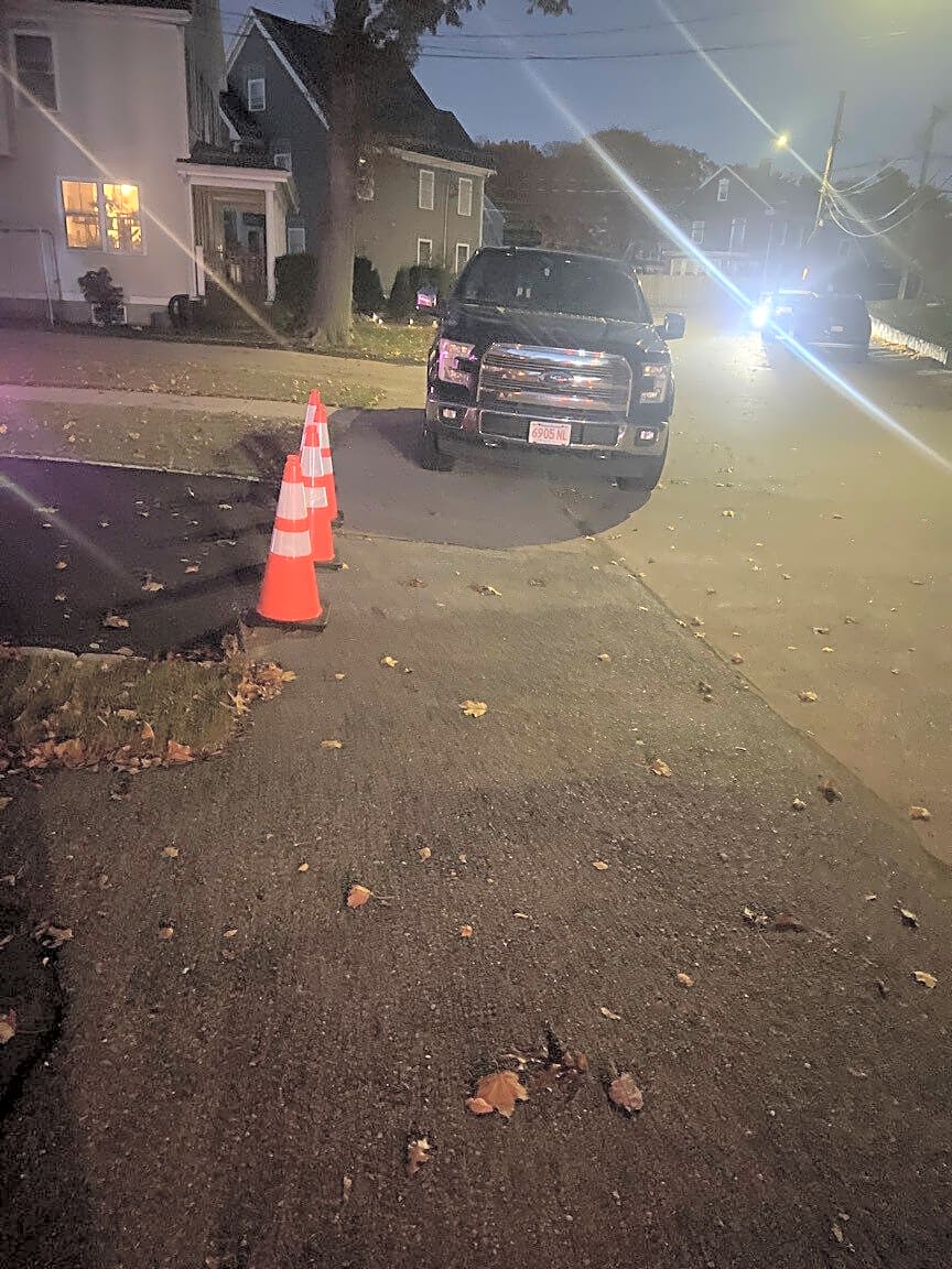 Image submitted with report