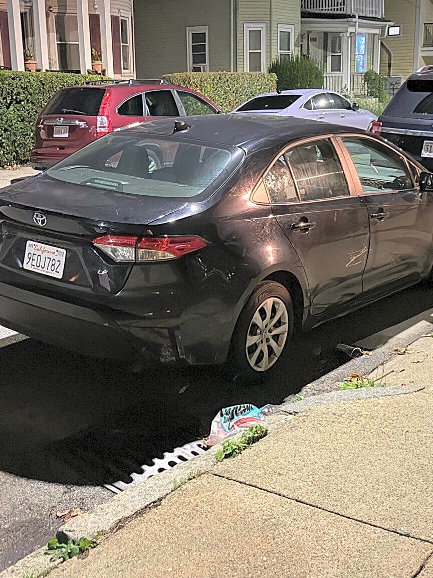 Image submitted with report
