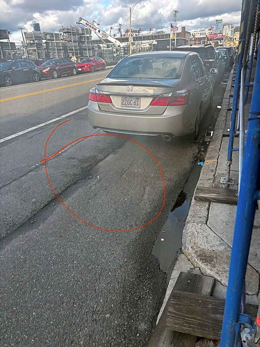 Image submitted with report