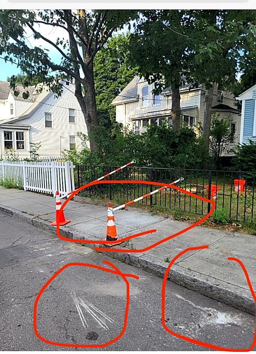 Image submitted with report