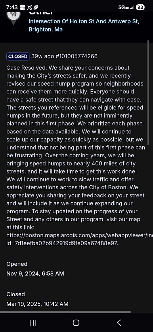 Image submitted with report