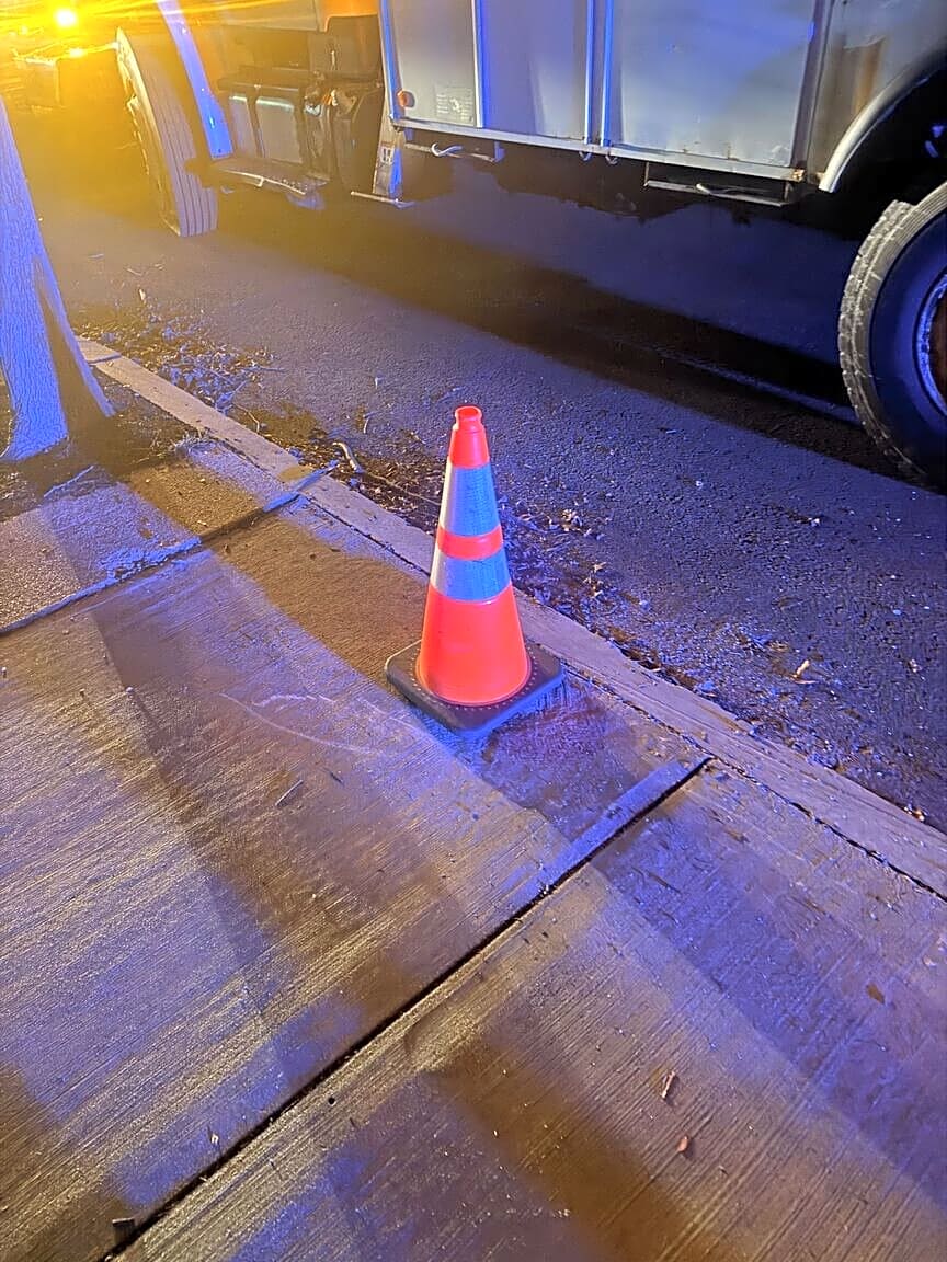 Image submitted with report